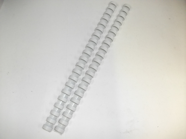 Пружина для переплета d=28 мм пластиковая, белая