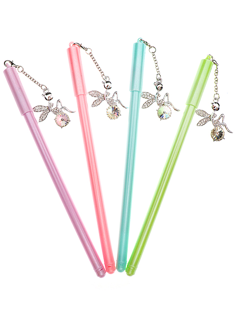 Ручка гелевая PROFIT "Фея" d=0,5 синяя, с подвеской