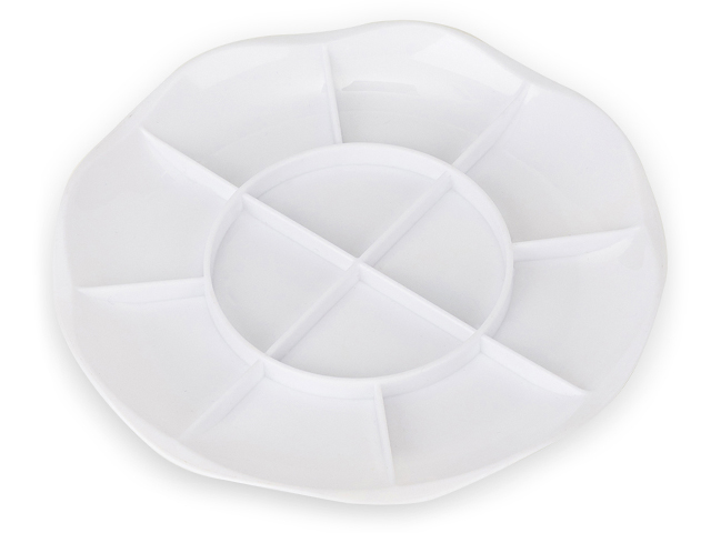 Палитра Deli круглая пластик