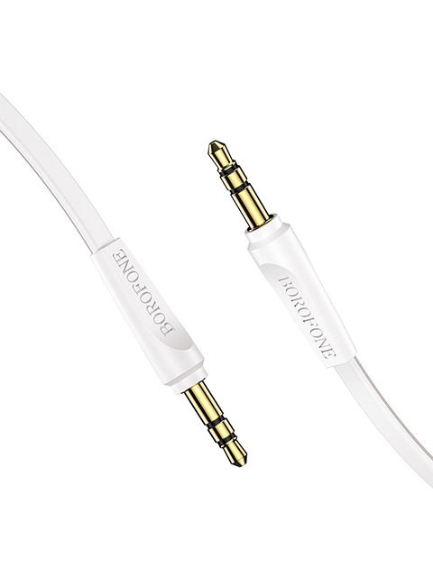 Аудио-кабель AUX 3.5mm 1.0м Borofone BL6 (White)
