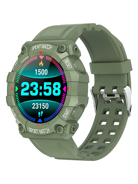 Смарт-часы спортивные RUNGO W2, цвет темно-зеленый