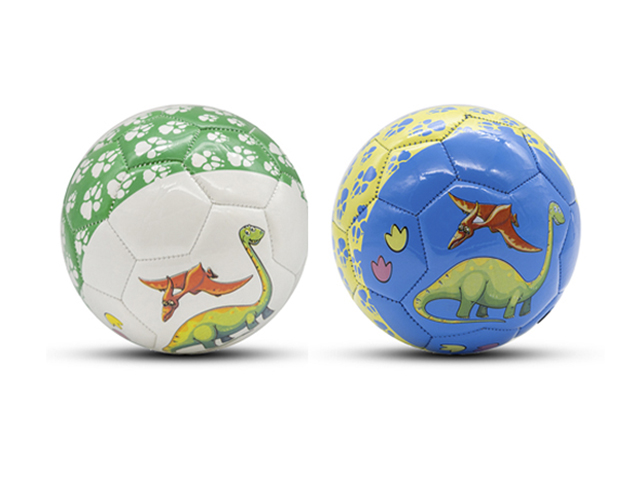 Мяч футбольный Intelligent "Динозаврики" мини, размер 2, с рисунком