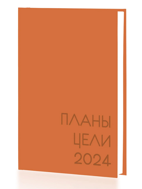 Ежедневник датированный А5 176 листов Listoff "New day. Рыжий" обложка 7БЦ, ламинация