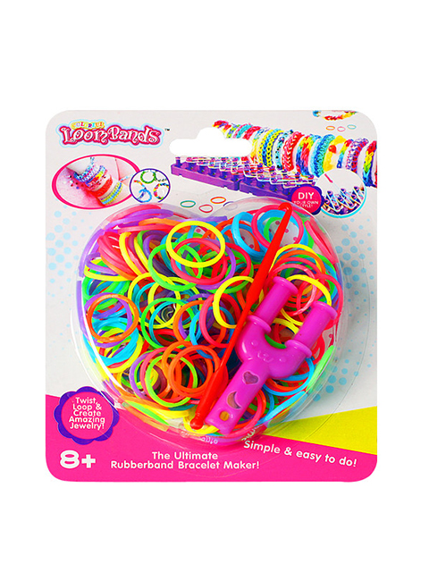 Набор для детского творчества Darvish "Резиночки для плетения"+ крючок, рогатка
