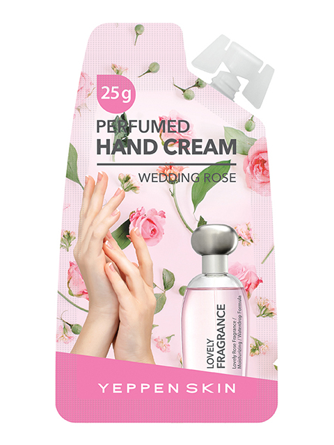 Крем для рук Yeppen Skin "Perfumed Hand Cream WEDDING ROSE" парфюмированный 20г