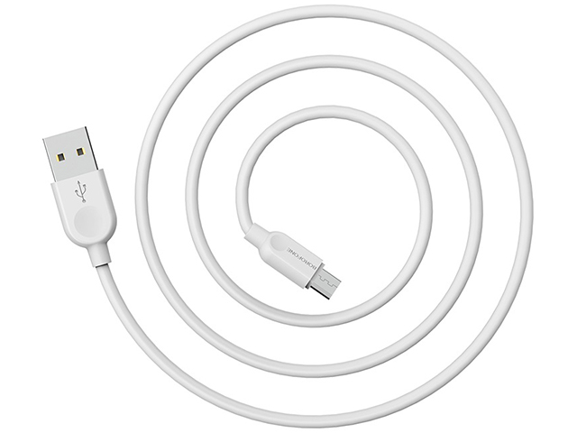 Дата-кабель Borofone BX14 USB-micro USB, 2.4А, 1м, белый