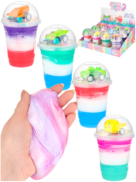 Слайм с игрушкой 180г