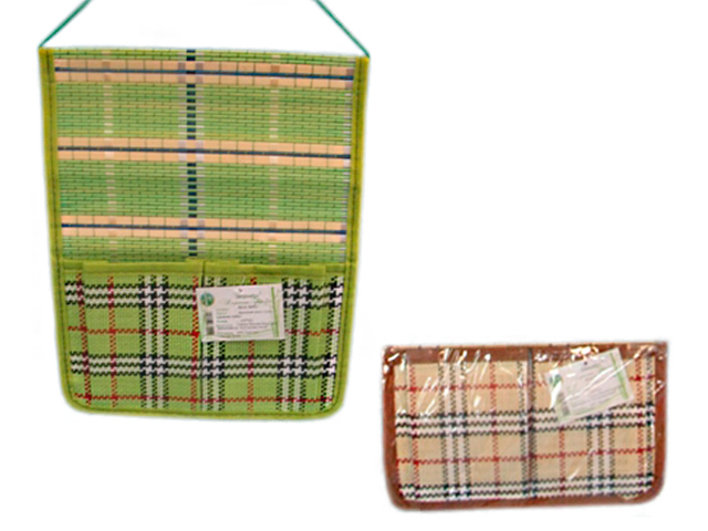 Настенный чехол с 2- мя карманами, бамбук, 35х25 см.