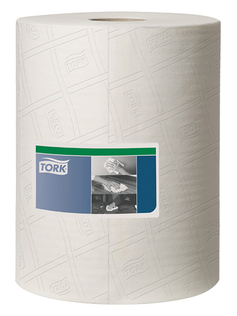 Протирочный материал нетканый TORK в малом рулоне, съемная втулка, 1-слойный, 152м, белый