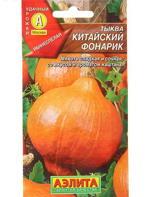 Тыква Китайский фонарик крупноплодная, ц/п 1г
