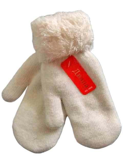 Варежки женские "Диана" (двойные, на меху)