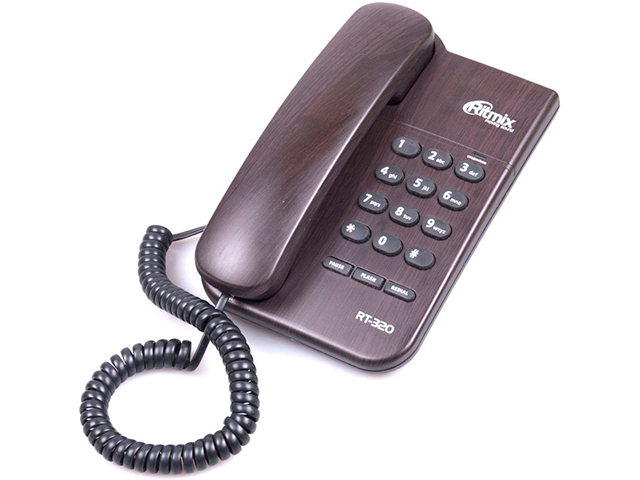 Телефон Ritmix RT-320 проводной, светло-коричневый