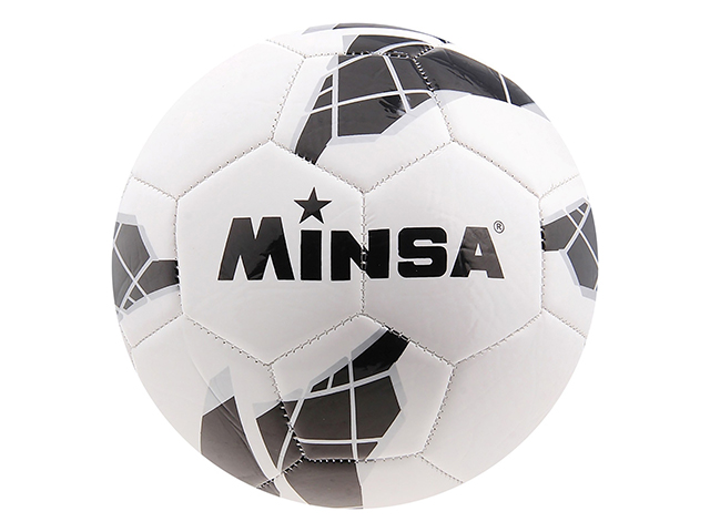 Мяч футбольный "Minsa" 32 панели, PU 4 подслоя, размер 5