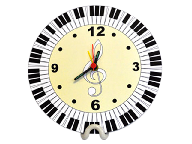 Сувенир-часы "Нотка" дисковые