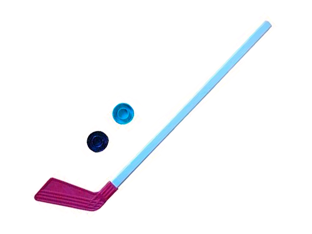 Набор хоккейный детский: Клюшка (80см)  и 1 шайба, в пакете