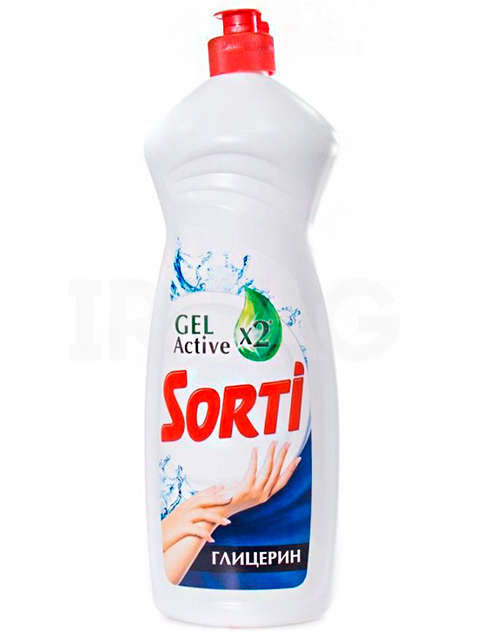Средство для мытья посуды SORTI 900мл GEL Active Глицерин 