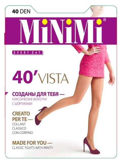 Колготки женские MiNiMi "Vista 40" Caramello 4-L