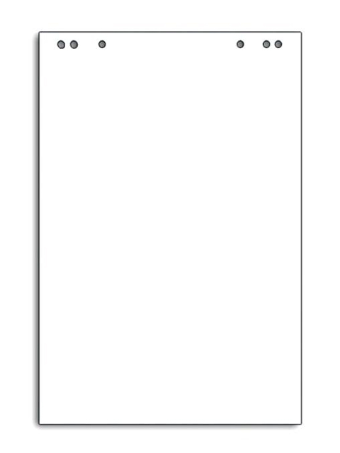 Блокнот для флипчарта 20 листов Союзбланкиздат, белый, 67х98 см