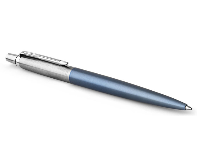 Ручка шариковая автоматическая PARKER "Jotter Waterloo Blue GT" 1,0мм., синяя, в подар. упак.