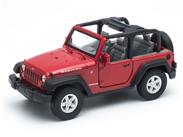 Машинка-модель "Jeep Wrangler Rubicon" 1:39 металл, в коробке 