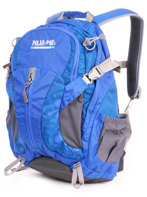 Рюкзак женский POLAR, 25 х 38 х 15 см, полиэстер, синий, П1552-04