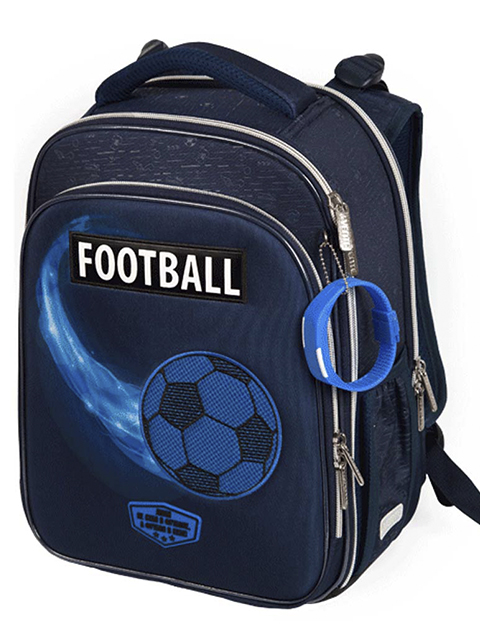 Рюкзак школьный deVENTE "Football" 37х28х18 см, 2 отделения, 3 кармана, жесткая, эргономичная спинка