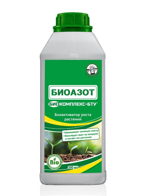 БИОАЗОТ Биокомплекс-БТУ 500 мл. для активатора роста растений