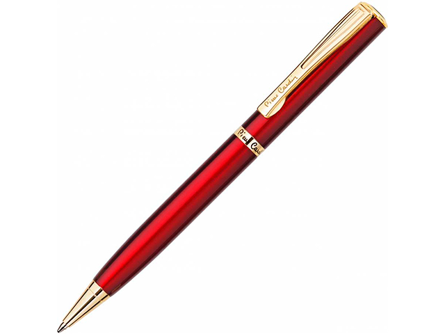 Ручка шариковая с поворотным механизмом Pierre Cardin "ЕСО" корпус красный, в подарочной упаковке