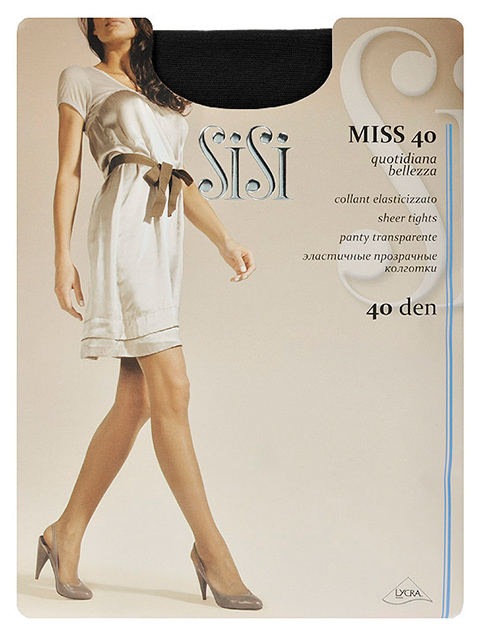 Колготки женские "Sisi Miss 40" Nero 5-Maxi
