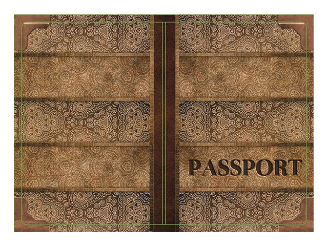 Обложка для паспорта Фора "Фолиант" ПВХ