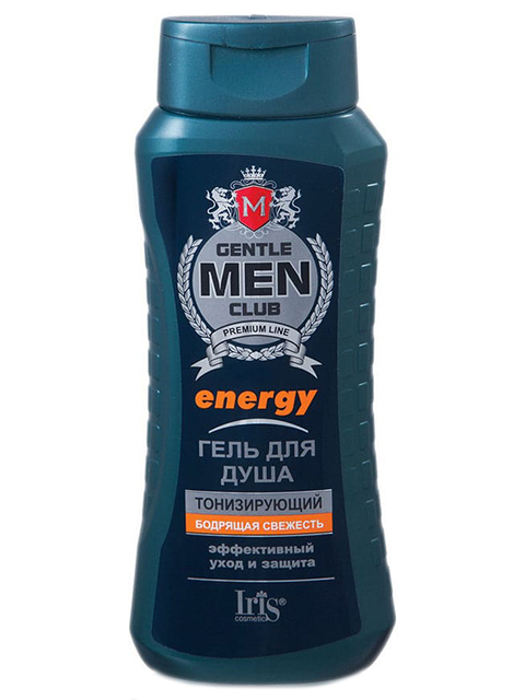 Гель для душа "Gentleman club. Energy" тонизирующий, 400мл