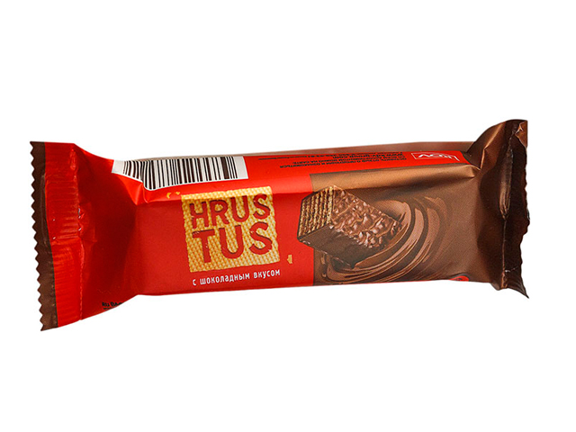 Вафли HrusTus 25 г шоколадный вкус