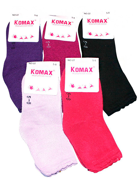 Носки детские "Komax" размер 3-5, 5-8, 8-12, махра