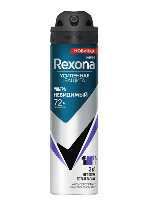 Дезодорант мужской 150 мл Rexona Men "Ультраневидимый"