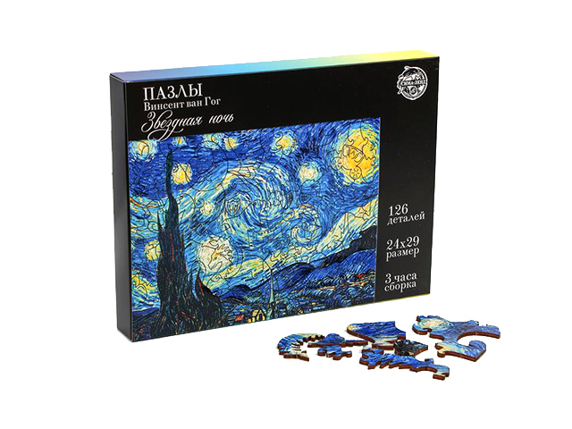 Игрушка-пазл "Винсен Ван Гог. Звездная ночь", 126 деталей
