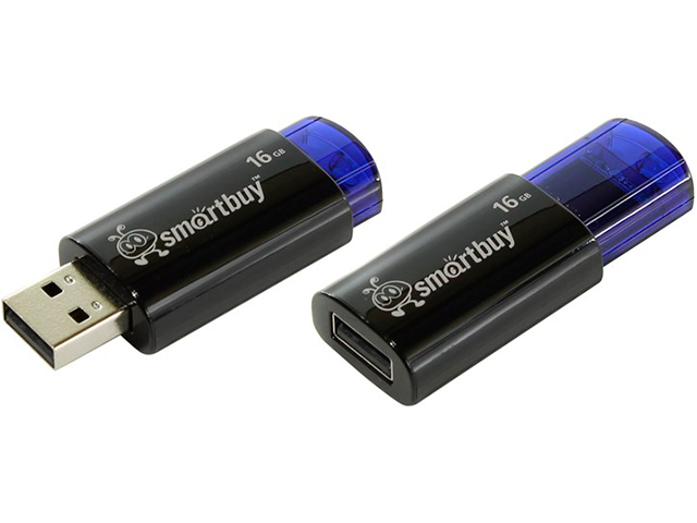 Флэш-диск Smart Buy USB Flash 16GB Click синий