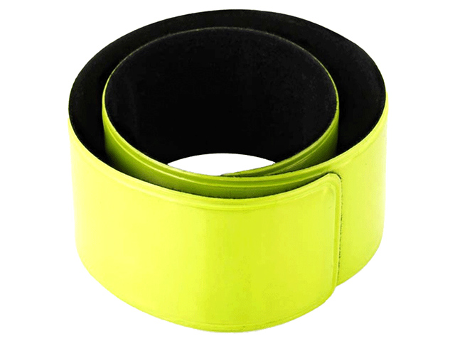 Браслет светоотражающий "deVENTE" 220x30 мм, желтый флуоресцентный, в пластиковом пакете с подвесом