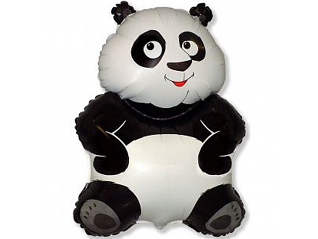 Шар фольгированный "Большая панда" фигурный, без упаковки