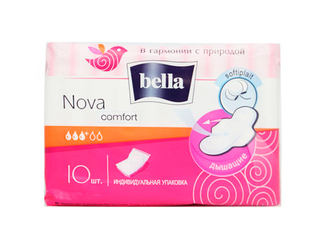 Прокладки Bella Nova Softiplait AIR с крылышками, 10 штук