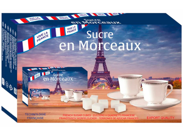 Сахар кусковой "Sucre en Morceaux", 1 кг, рафинад