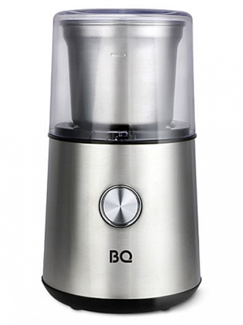 Кофемолка электрическая BQ CG1003 стальная-серная, 220Вт, 60г