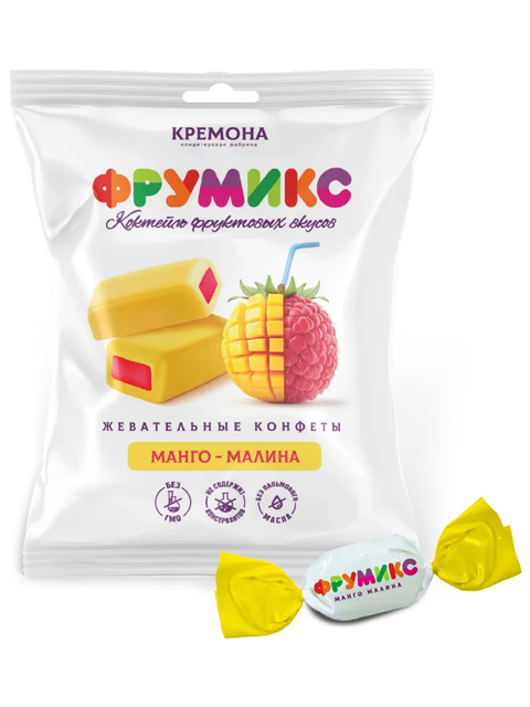 Жевательные конфеты "Фрумикс" манго-малина 45г