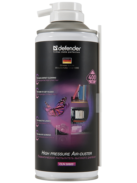 Пневматический распылитель DEFENDER CLN 30805 для бесконтактной чистки, 400 мл, баллон