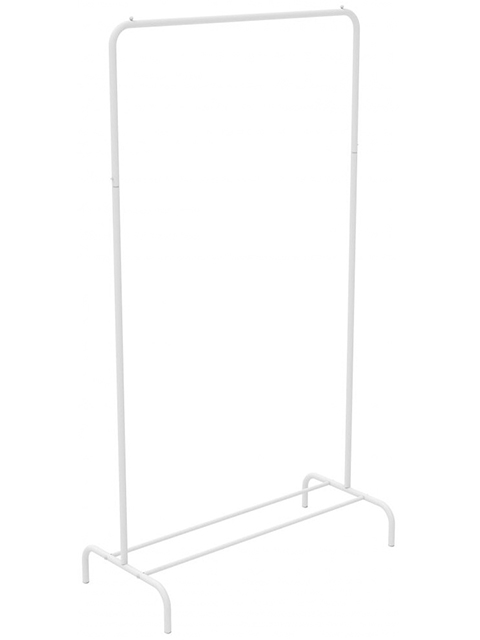 Вешалка гардеробная белая