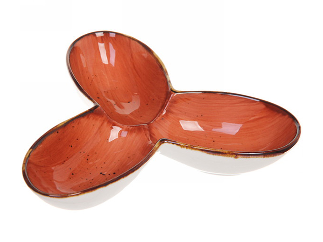 Менажница "Corsica orange" 17,8х3,5см, керамика