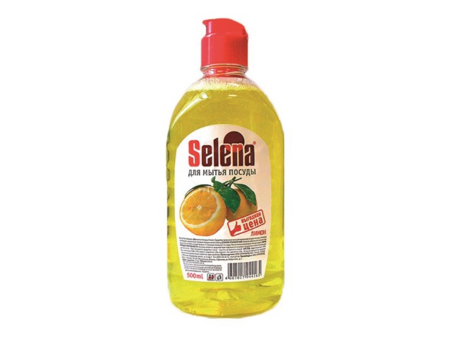 Средство для мытья посуды Selena 500мл Лимон 