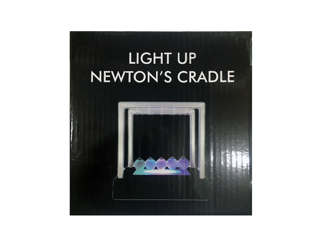 Маятник Ньютона 12х12 см, с подсветкой