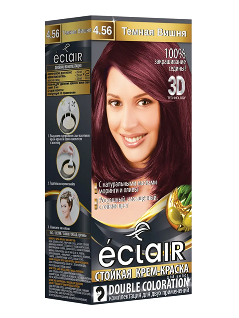 Краска для волос ECLAIR 4.56 Темная вишня