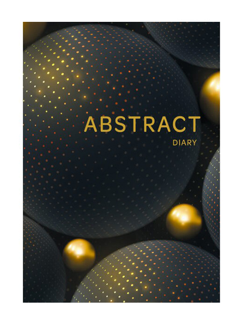 Ежедневник недатированный А5 128 листов Канц-Эксмо "Abstract ball" обложка 7БЦ