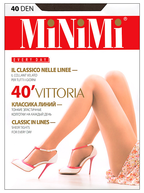 Колготки женские MiNiMi "Vittoria 40" Fumo 3-M